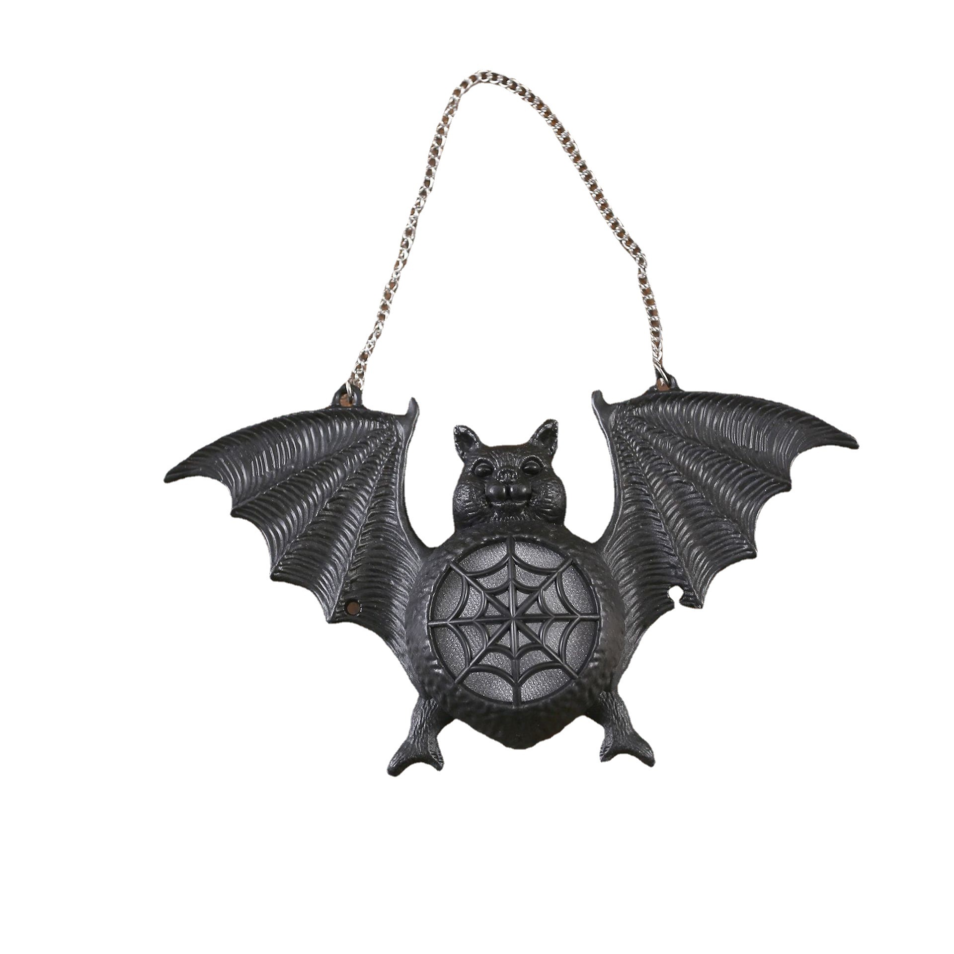 Halloween nuevo luminoso Batwing luz colorido gradiente colgante decoración fantasma Festival Decoración Accesorios muñeca murciélago colgante Luz