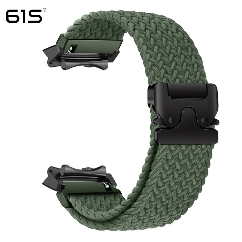 61S适用华米trex3霸王龙Amazfit T-rex2跃我降落伞扣编织弹力表带|undefined