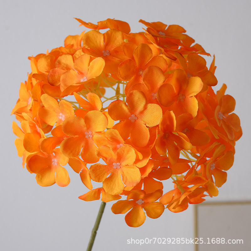 Piruleta de simulación, hortensia, hortensias grandes, boda, decoración de hileras de flores, decoración de arreglos florales para el hogar, decoración de flores decorativas