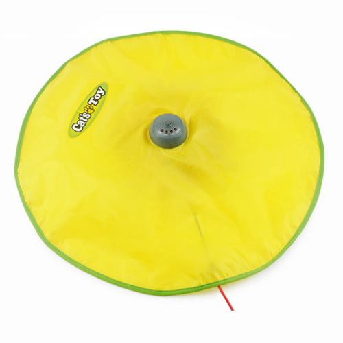 Electric cat turntable with four-speed adjustment, automatic rotation, cat teasing stick, hunting cat self-pleasure toy, pet supplies