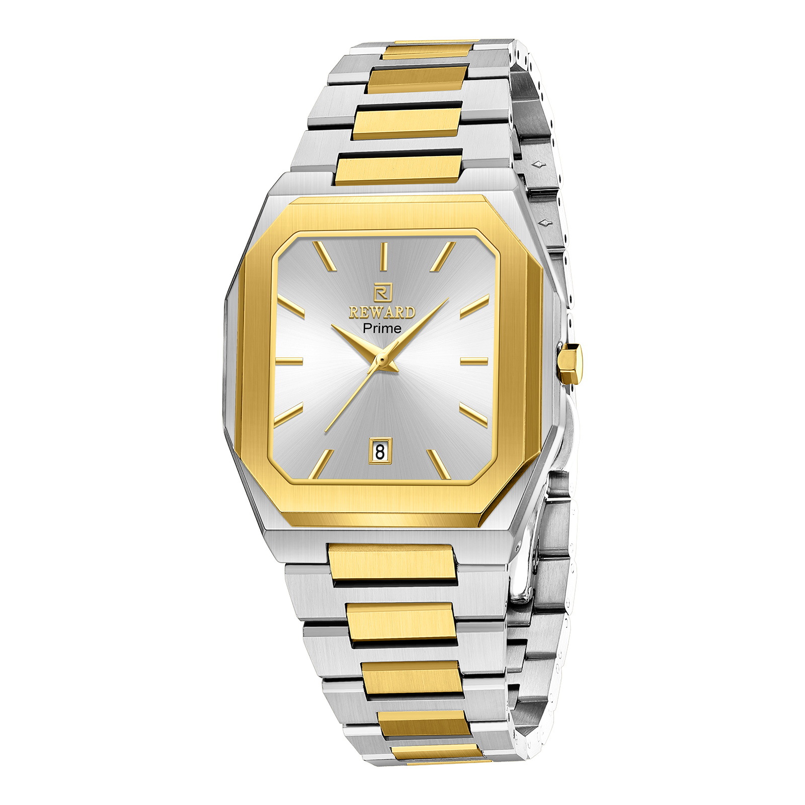 Reward Genuine Square Business Men's Watch Classy Men's Gift Watch Waterproof Calendar Watch Rd613151M