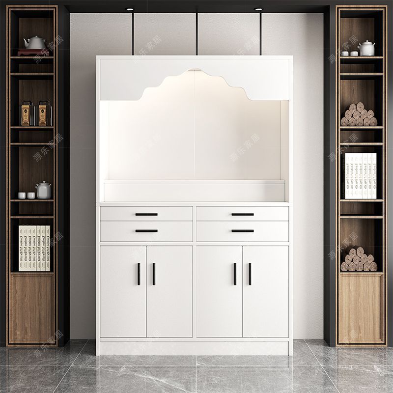 Buddha Cabinet with Door, Shrine, Standing Cabinet, Worship Table, God of Wealth, Guanyin Worship Table, Incense Table, Buddha Table for Home Use