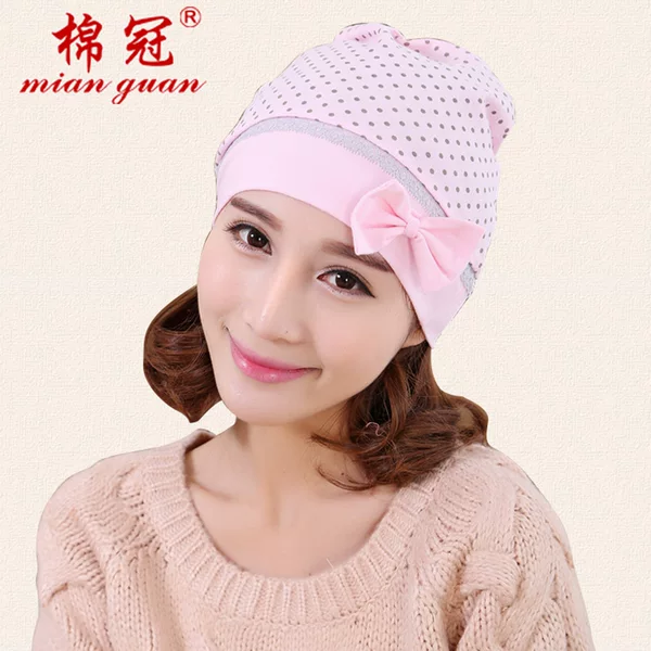 Maternity Hat for Spring and Summer, Postpartum Windproof Maternity Headscarf, Thin Breathable Cotton for Sitting Women, Windproof Breathable Lace Hat for Pregnant Women