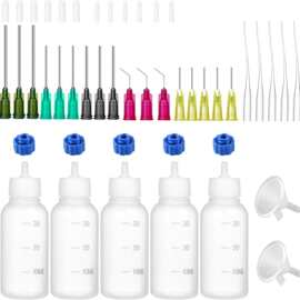 跨境工业用点胶瓶套装洗板水助焊剂松香水颜料瓶子针头塑料瓶尖嘴