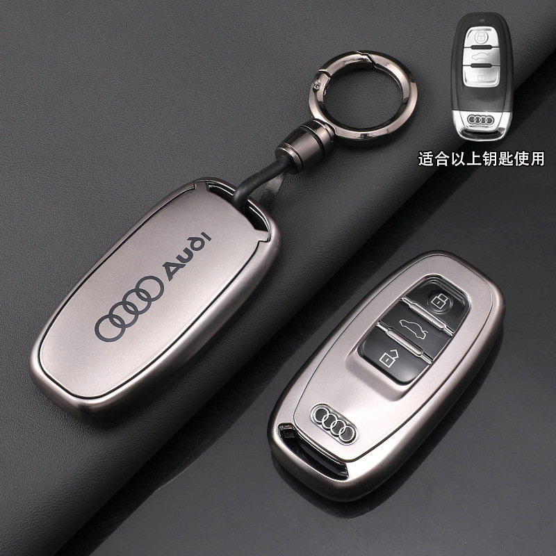 New Audi A6L Car Key Cover A7L Luxury A3 Dynamic Type Q8/Q4 Shell Q7/A8 Full Cover Q6 High-End Business