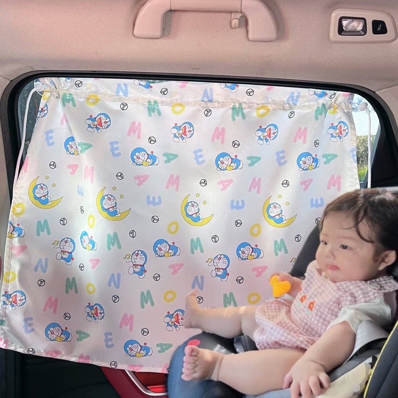 子供用車のカーテン車のプライバシーサンシェード日焼け止め漫画遮光カーテン車の伸縮カーテン吸盤タイプ|undefined