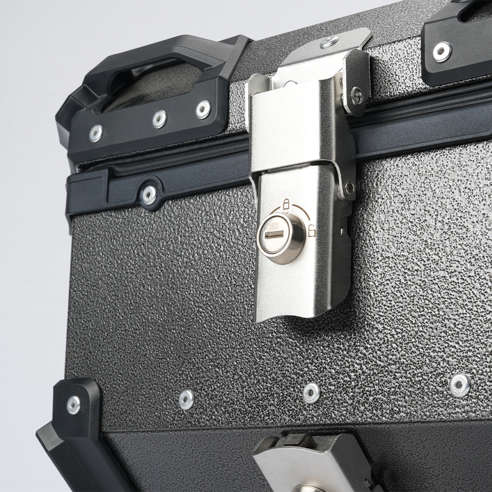 Electric Motorcycle Aluminum Alloy Rear Trunk 25L Capacity Neutral Waterproof Quick Release Electric Scooter Tail Box