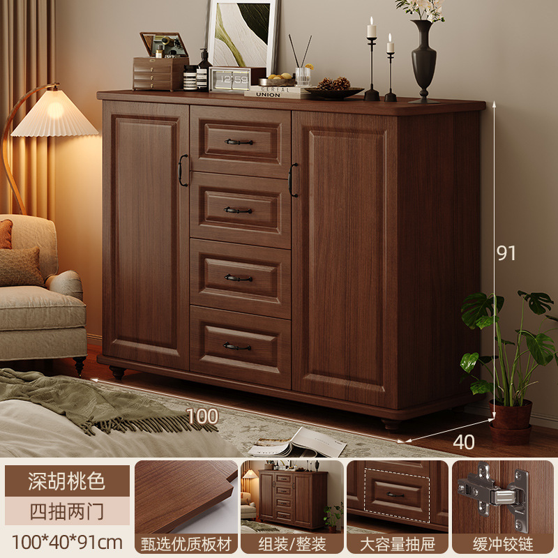 Cómoda junto al sofá de la sala de estar, cómoda de madera maciza, cómoda, cómoda de dormitorio, cómoda, cómoda americana