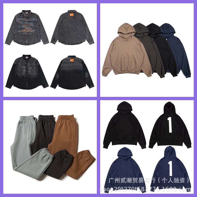 Foreign trade 2024 autumn and winter new KAN @ YE letter printing hooded vests for men and women with a batch of hair