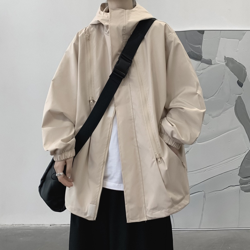 아메리칸 스타일 기능성 스타일 재킷 남자의 가을과 겨울 느슨한 캐주얼 작업복 재킷 트렌디 한 브랜드 플래쉬 핸섬 올 매치 윈드 브레이커