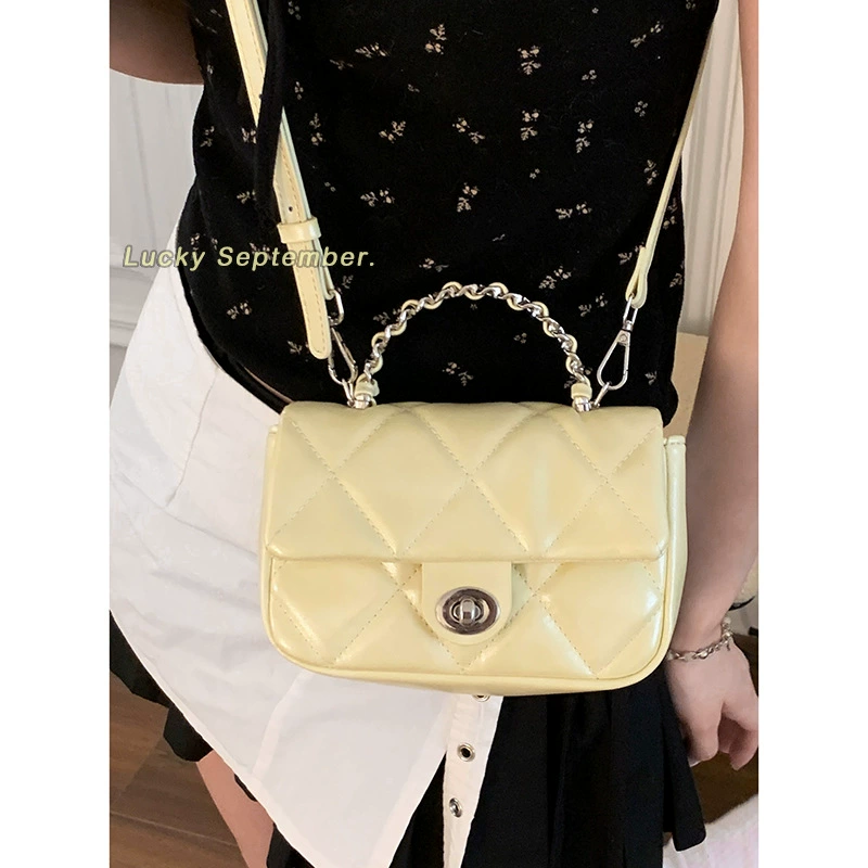 Цепь, летняя модная сумка на руку через плечо, стиль Chanel, цепная сумка, корейский стиль