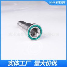 永华标准高压油管接头不锈钢法兰软管接头SAE3000PSI 轻型87311