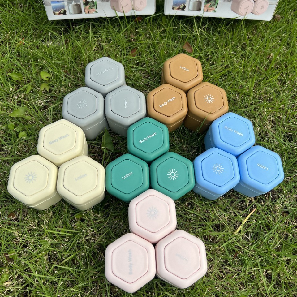Handheld cosmetic container, storage system for traveling, bottle, sun protection cream, storage box 4