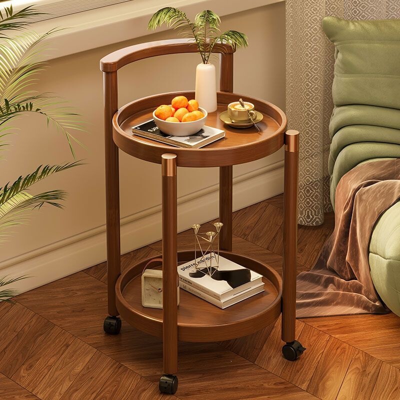 Bamboo and Wood Small Coffee Table for Living Room, Household Coffee Table for Small Apartments, Sofa Side Table, Mahjong Table, Tea Rack, Small Table