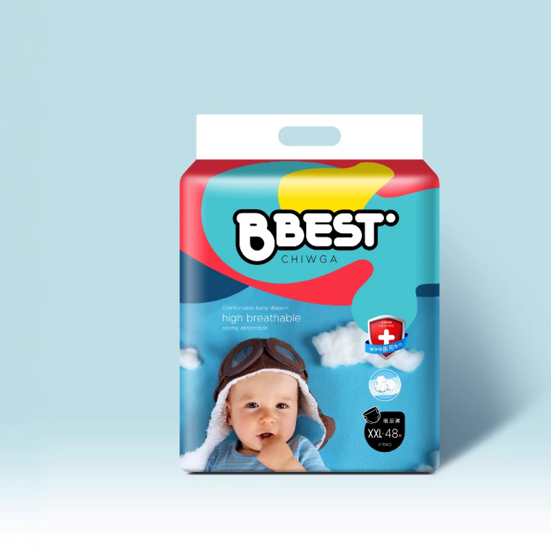 Nuevos pañales BBEST ultra delgados transpirables suaves para la piel ultra suave para recién nacidos pañales impermeables