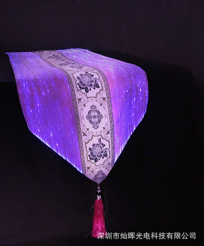 Фабрика прямых продаж светодиодная светоизлучающая ткань Специальная красочная волоконно-оптическая ткань функциональная ткань RGB светоизлучающая ткань