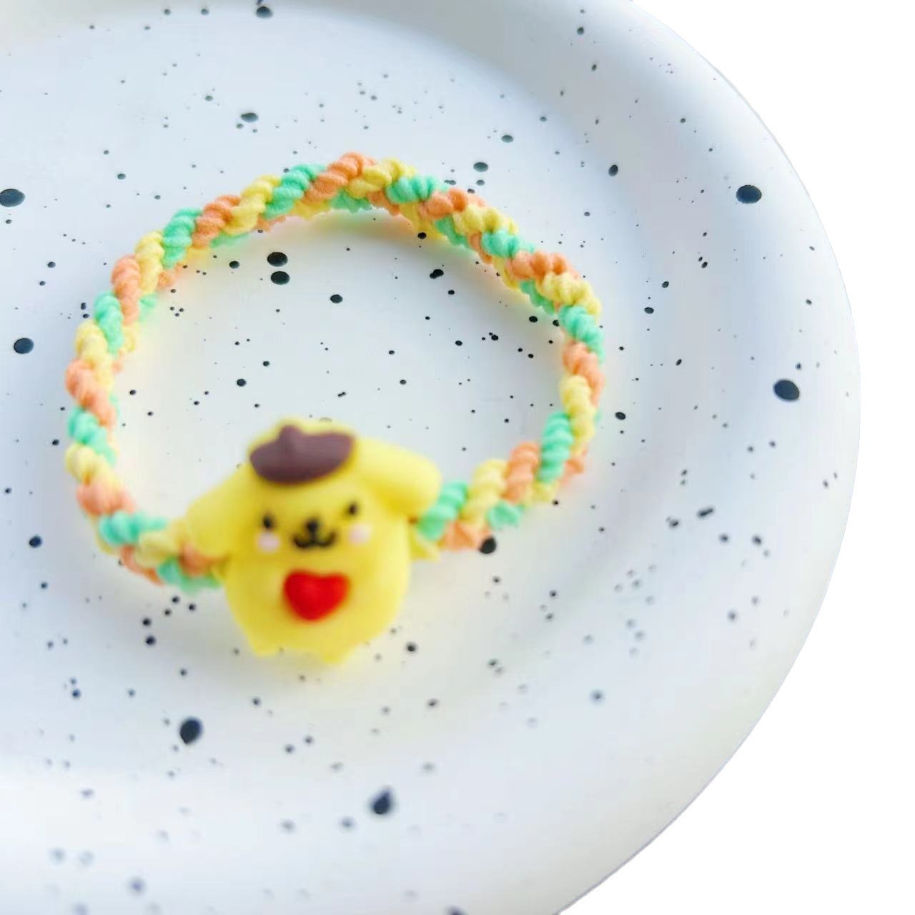 Niños Kuromi elástico Sanliou joyas para el cabello niñas lindas dibujos animados anillo para el cabello niñas atado cabello cuerda al por mayor