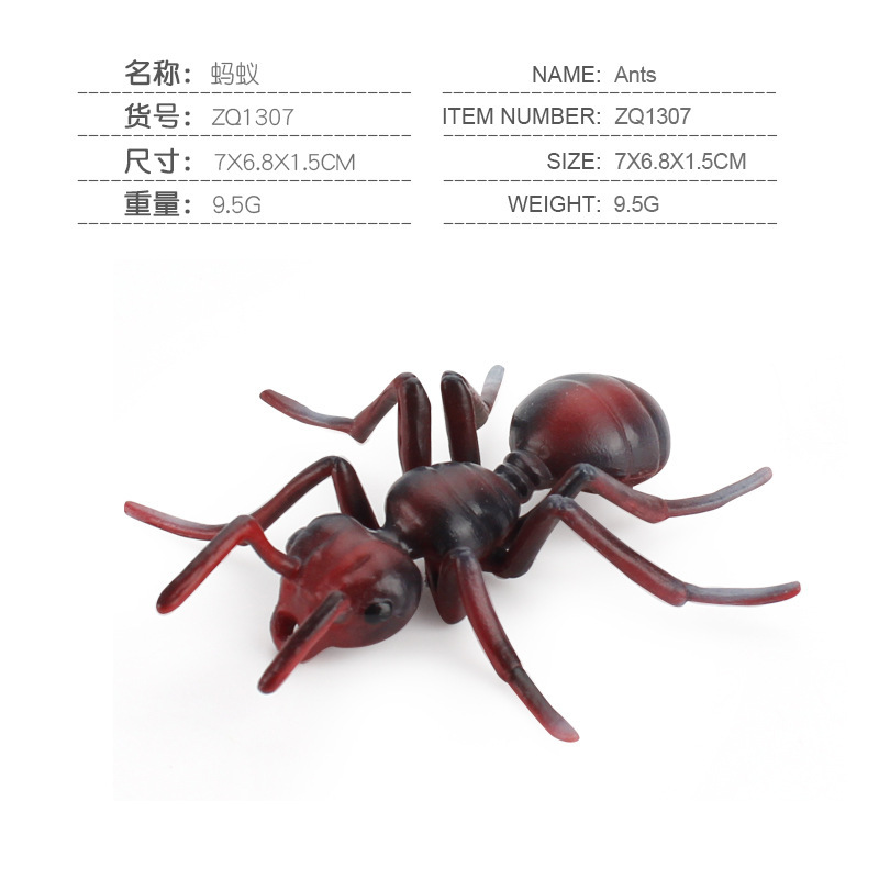 Sólido artificial abeja araña mariposa Naruto ciempiés insecto modelo animal juguete de los niños arena bandeja Decoración