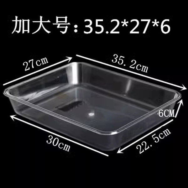 Fully transparent: 42*29*6.5 CM [thick and resistant to falling]