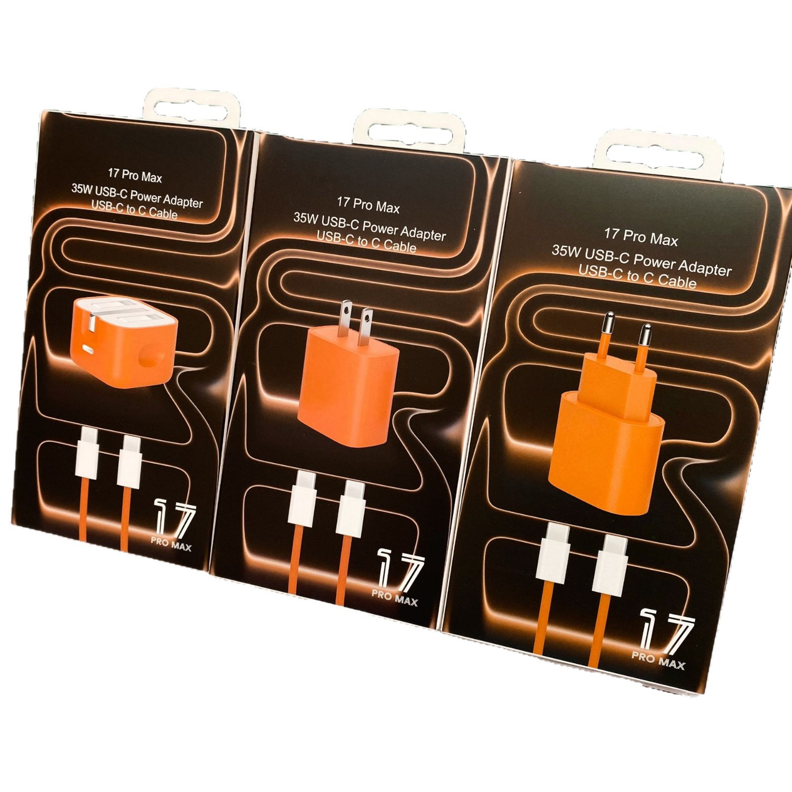 Caja de Embalaje para Cargador 35W PD de Cartón para Accesorios Digitales