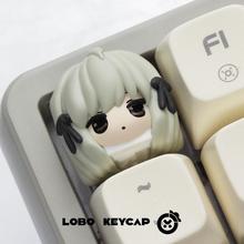 缘之空！春日野穹穹妹个性树脂艺术键帽机械键盘