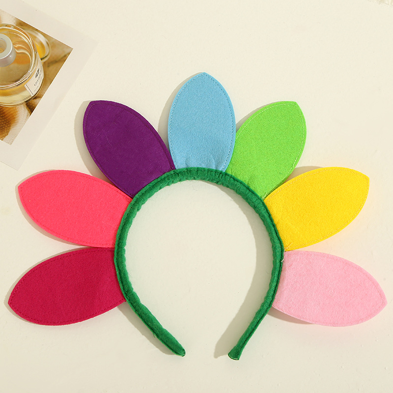 Hair Band Hair Accessories Type 1 Piece Quantity Halloween Cartoon Style Women's Color Block Braid Hair Band