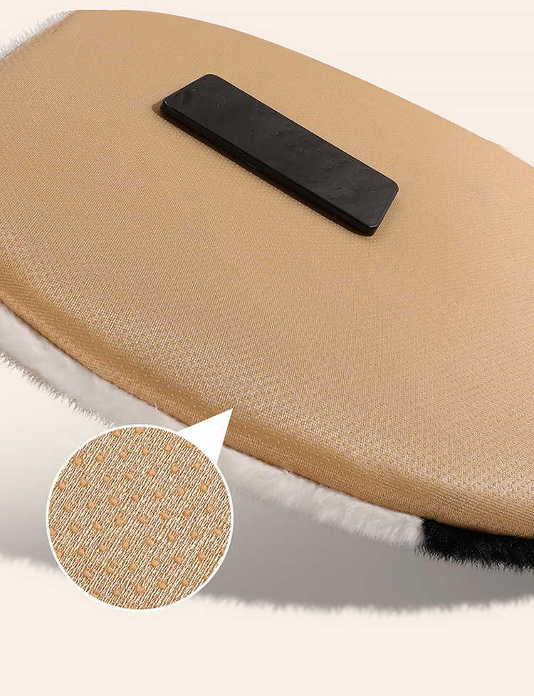 Winter car seat cushion cartoon plush cushion car seat cushion rear universal warm three-piece plush non-slip seat