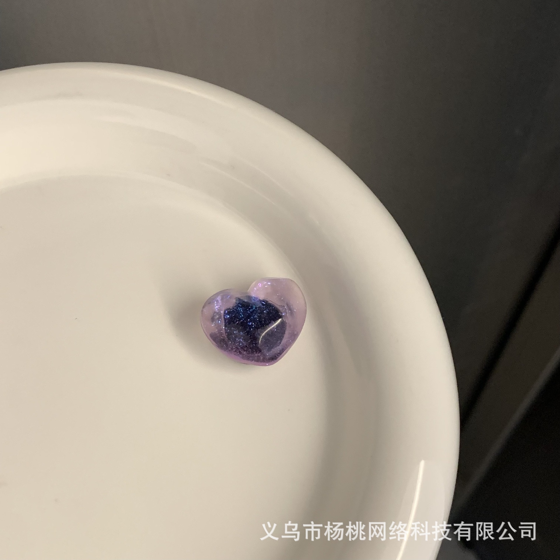 Butterfly Princess nuevos accesorios de zapatos agujeros de alta calidad, botones de zapatos agujeros de color púrpura, botones de botones de botones