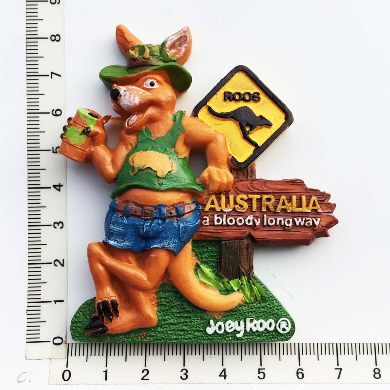 El Kangaroo Road Sign