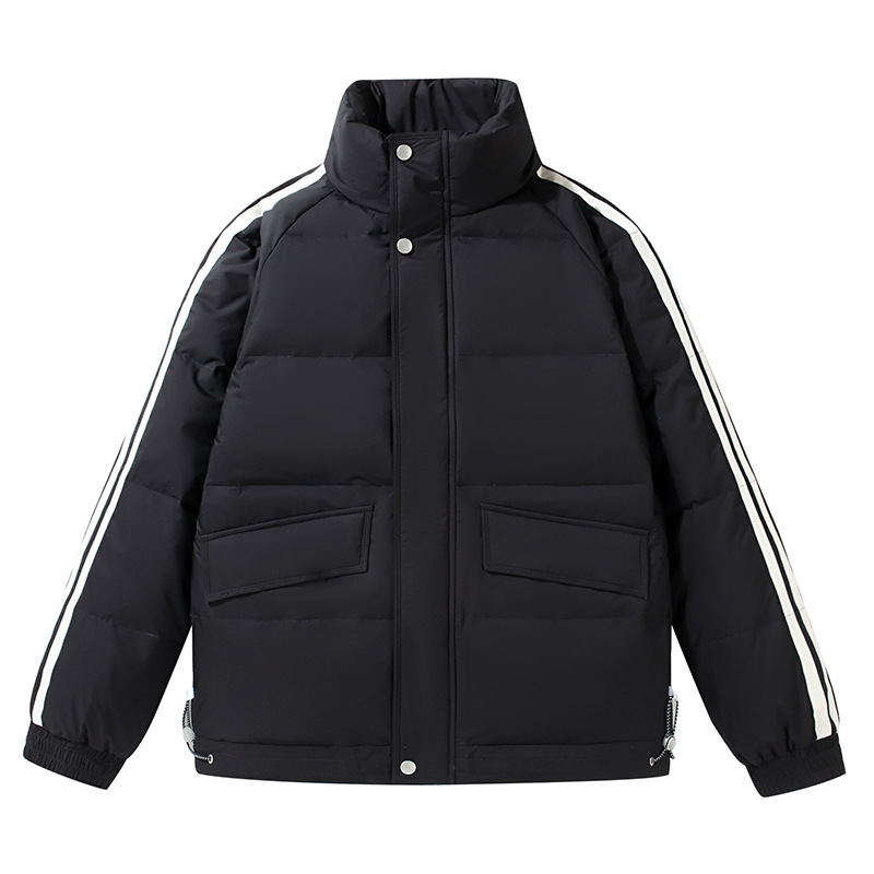 Men's Clothing supply of men's thick warm stand collar Silk cotton jacket winter new fashion casual short bread coat jacket_voghion.com