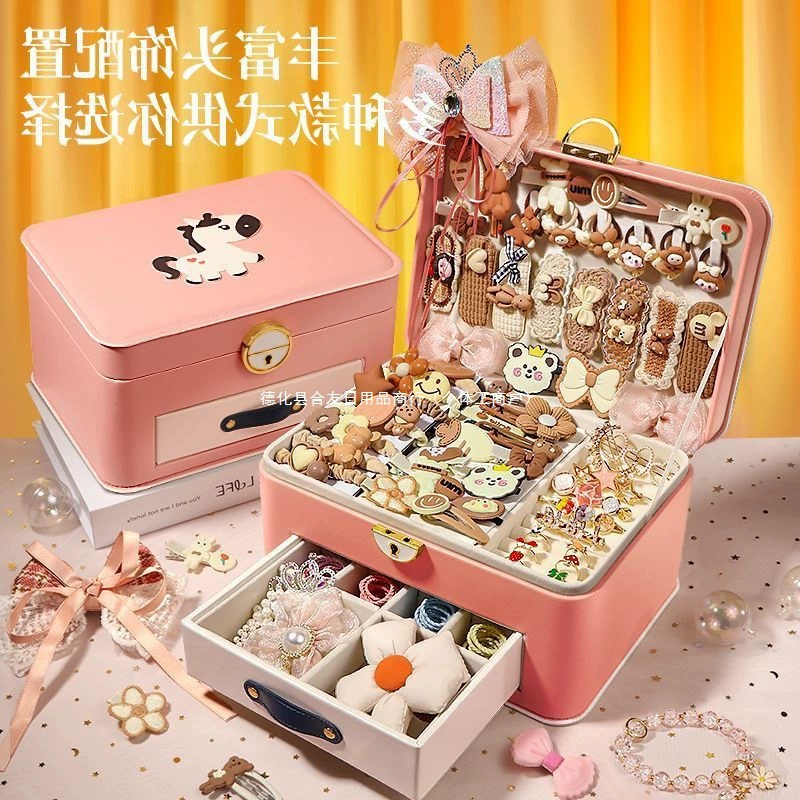 Подарок на День защиты детей, ритуальная шкатулка для драгоценностей, комплект украшений принцессы, подарок на день рождения для девочек, детский подарок на день защиты детей