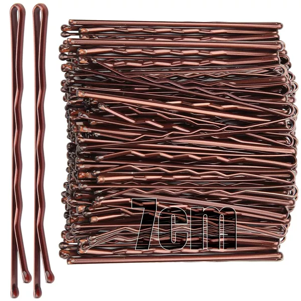 7CM coffee color wavy 50-piece bag