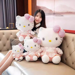 可爱婚庆抛撒公仔粉色学生KT猫咪玩偶娃娃毛绒玩具女生生日礼物
