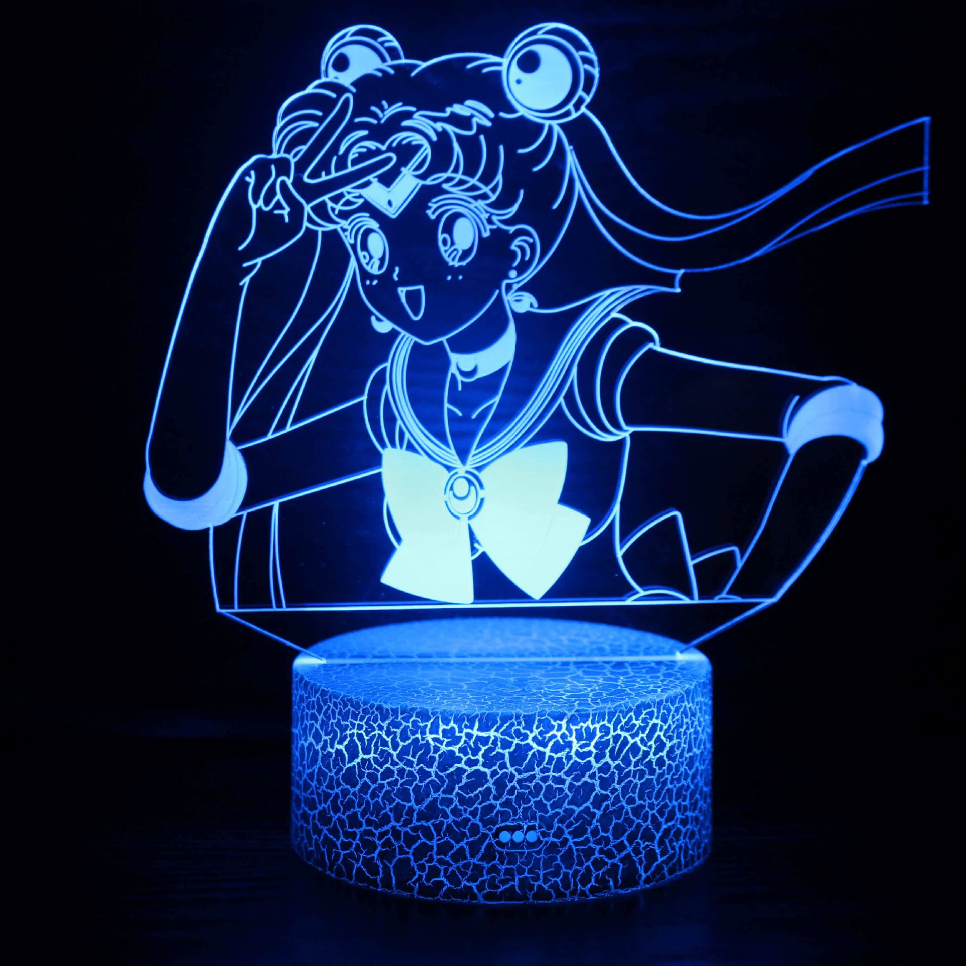 Н night light, (Cross-border trading), Sailor Moon, 3D, creative gift