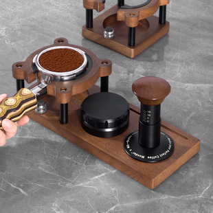 Universal Coffee Powder Seat Coffee Machine Handle Matching Appliance Storage Sapili Wood Packing Seat Cloth Powder Seat