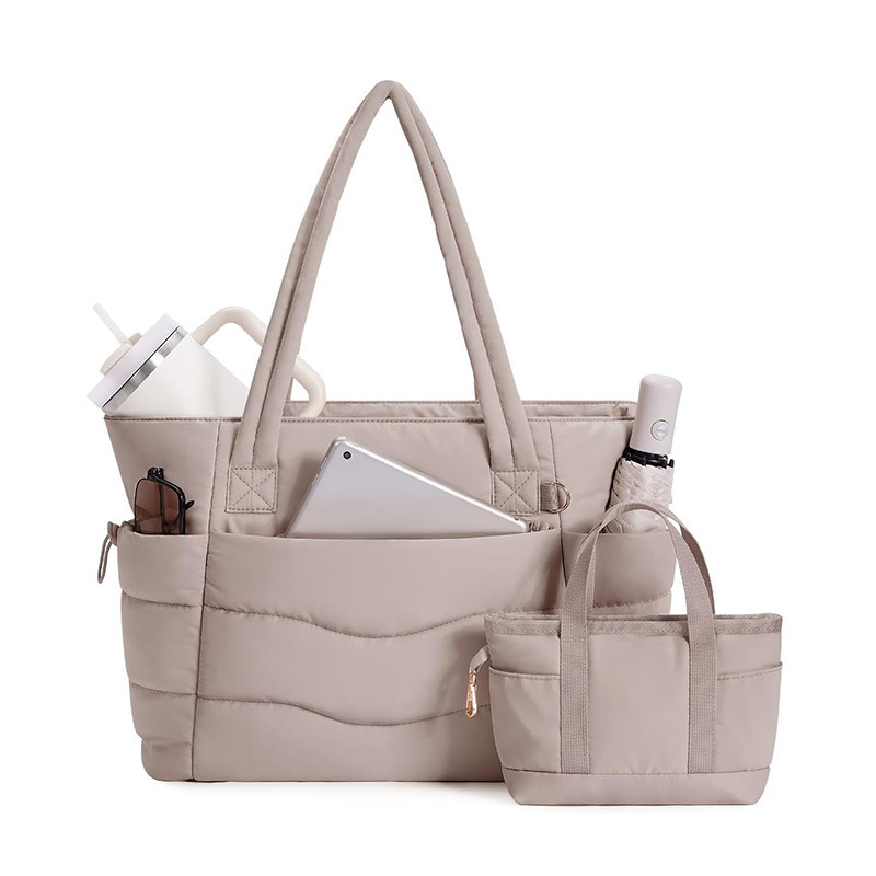 Amazon nueva bolsa de tote, bolsa de viaje de yoga de gran capacidad, bolso de hombro portátil ligero, bolso de moda casual