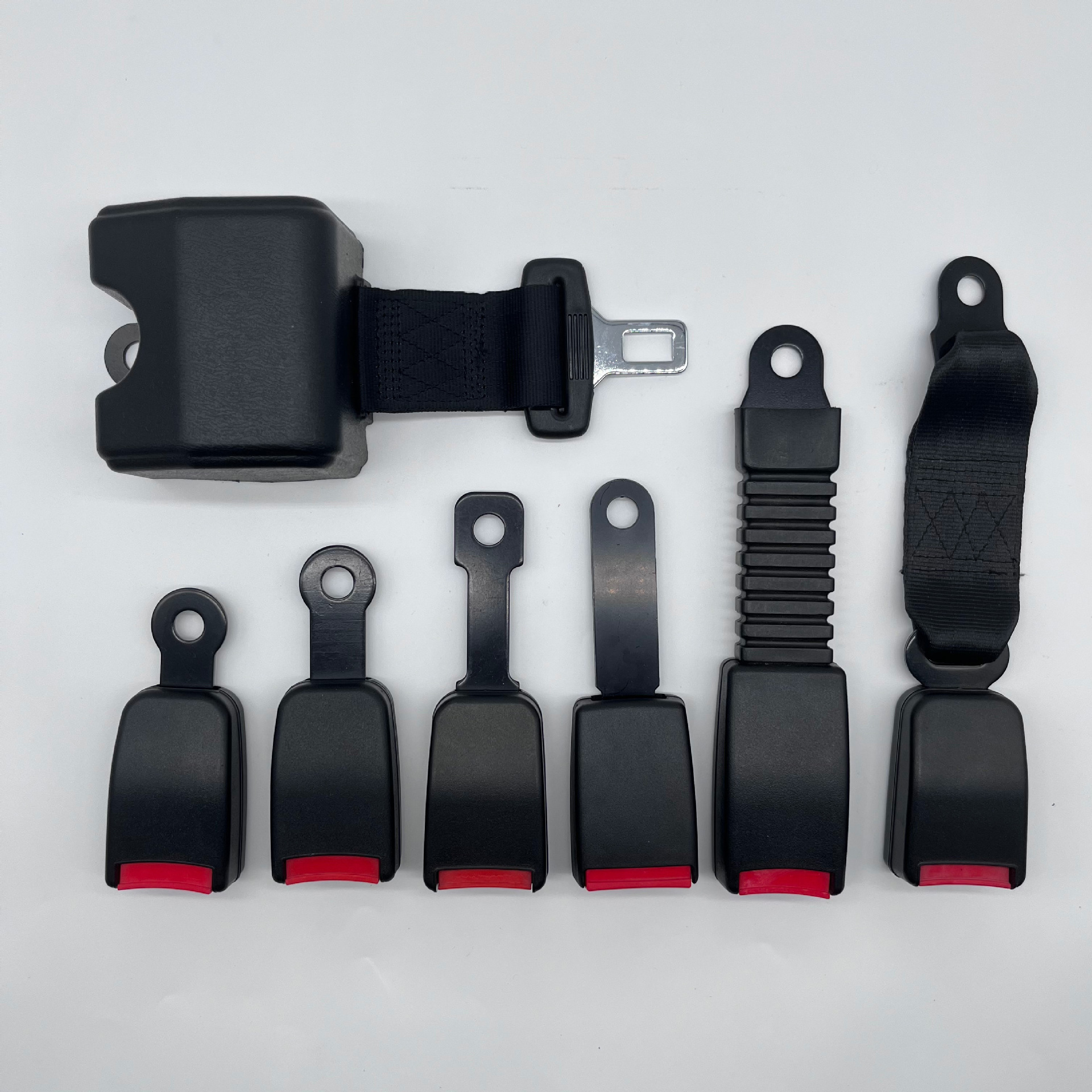 Popular Car and Forklift Automatic Retractable Two-Point Telescopic Safety Belt Universal Two-Point Self-Locking Safety Belt