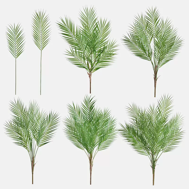 散尾葵仿真绿植造景室内装饰景观植物散尾葵叶子棕榈叶仿真绿植