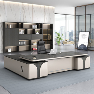 Boss desk simple modern desk and chair set light luxury chairman office president executive desk manager desk