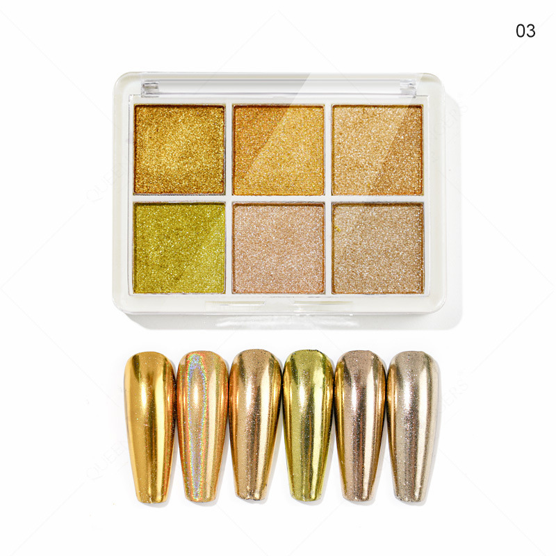 Polvo mágico de espejo, polvo de brillo plateado aurora, polvo de luz de luna, polvo mágico sólido de espejo, polvo de espejo, polvo camaleón, polvo de sombra de ojos, polvo aurora