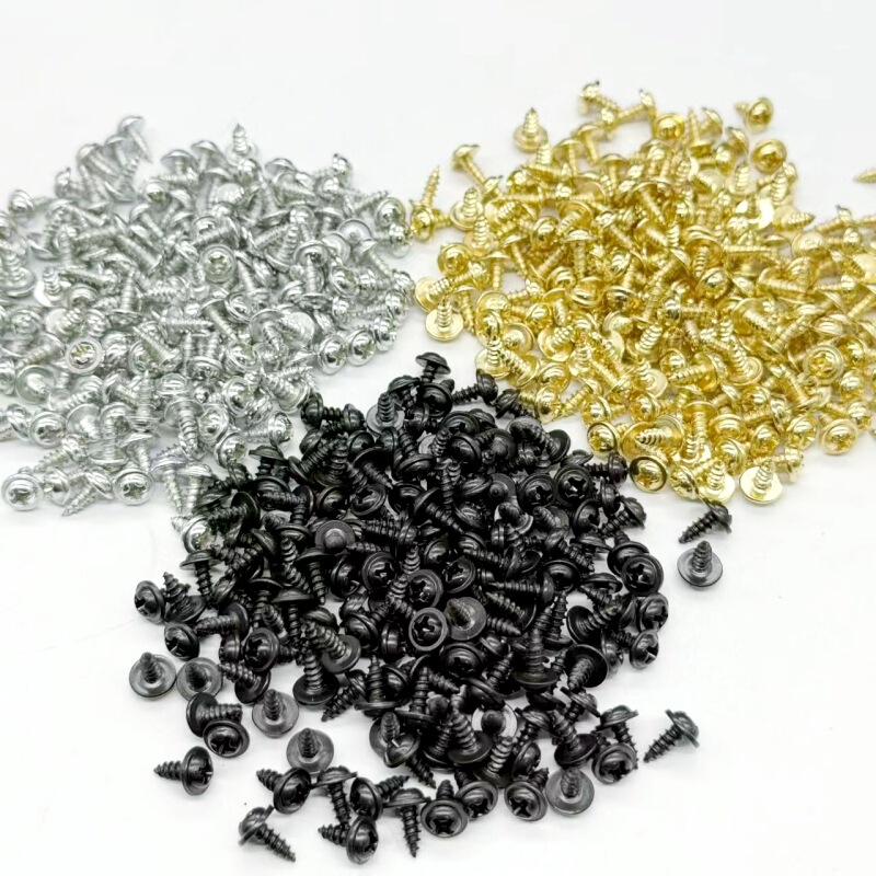 Self-Tapping Screws with Pads 3*8 3*10 3*12 3*14mm Wide Pad Screws Frame Hook Screws