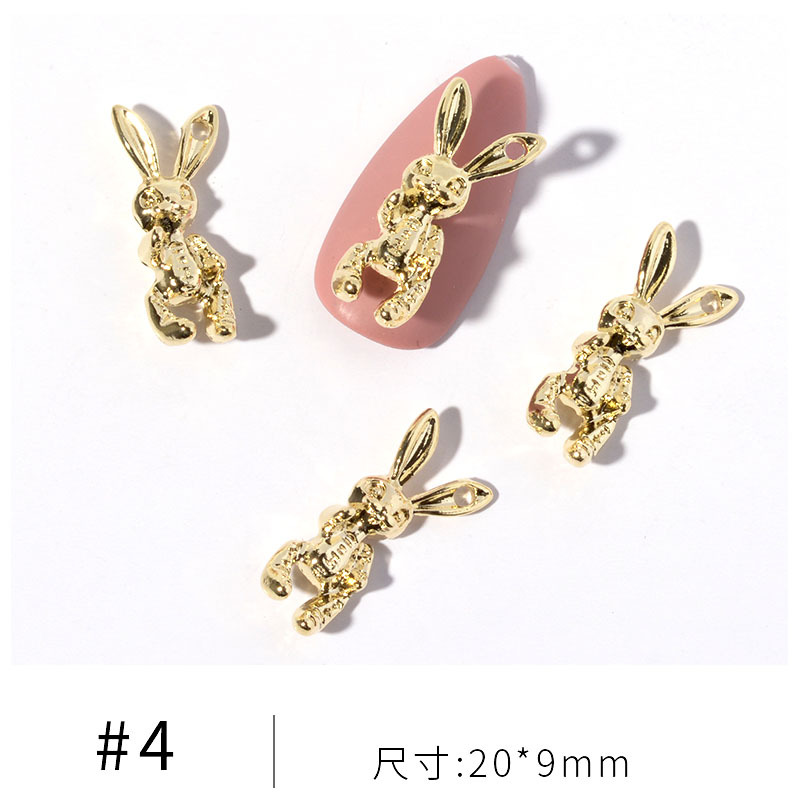 #4 해골 토끼 골드