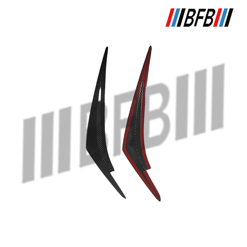 Suitable for 23-27 Subaru WRX dry carbon fiber headlight eyebrow covers WRX dry carbon front headlight LED eyebrow cover shell