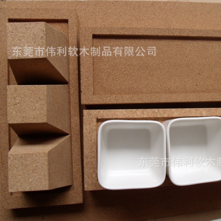 源头厂家生产软木底座 打孔雕刻托盘各种配套陶瓷底座按要求