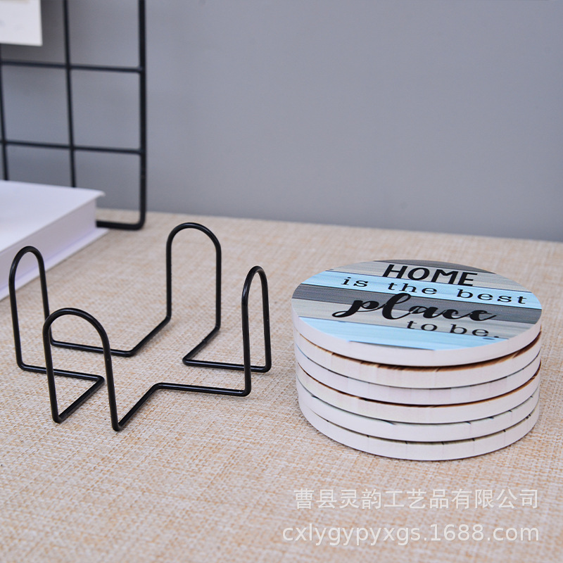 Cojín de café, posavasos de té, tapetes de madera, tapetes de aislamiento térmico, tapetes individuales, tapetes de té con patrón, juego de tapetes de aislamiento térmico