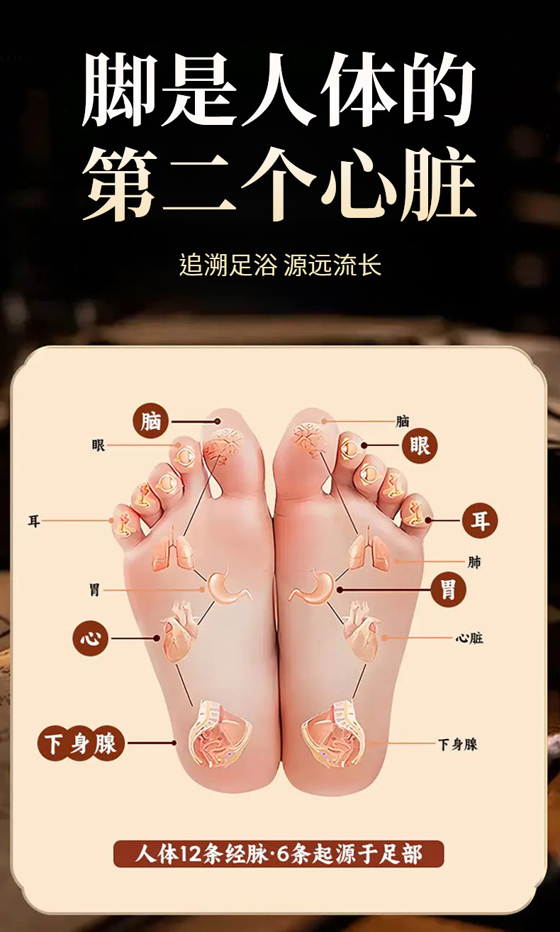 Mugwort Ginger Sichuan Pepper Foot Soak Pack Warming Herbal Foot Bath 30g x 30 Bags key features