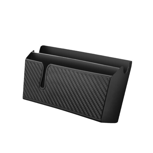 Car adhesive carbon fiber in-car storage box car storage bag car mobile phone box bill storage box