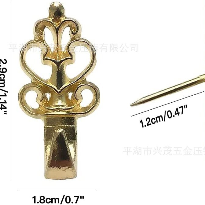 合金推钉挂钩 装饰性图钉挂钩 花针推钉挂钩  图钉挂钩推针壁挂钩