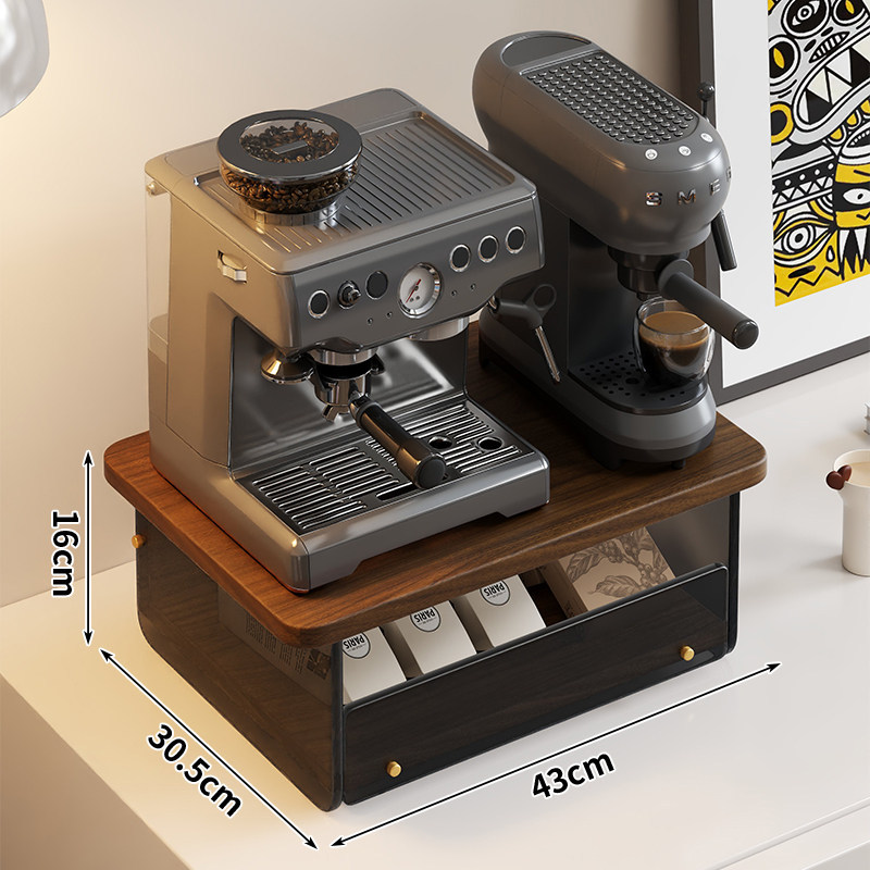 Estante Organizador para Cafetera y Tazas para Escritorio de Oficina