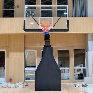 Indoor and Outdoor Adult and Children's Hand-Operated Activity Competition Movable Lifting Folding Hydraulic Basketball Stand Metabo